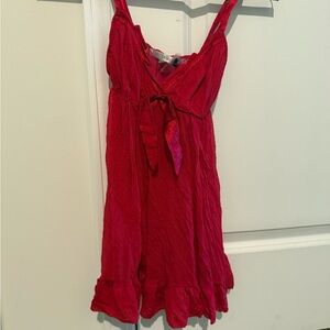 Victoria's Secret Red Chemise
